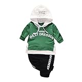 Tovadoo 子供服 ベビー服 男の子 パーカー+ズボン セットアップ 長袖 秋冬 多色 アルファベット柄 韓国風 ファッション 保育園 旅行