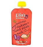 Ella's Kitchen Chickpea + Sweet Potato with Mash Sweetcorn from 6 Months 120g (Pack of 2) - エラのキッチンヒ