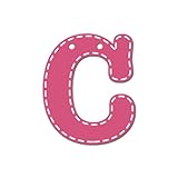 CoCaLo Mix & Match Pink Hanging Letter, C by Cocalo