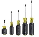 Klein Tools 603 Series Phillips Screwdrivers 5PC Set w/Round Shank, Cushion Grip [並行輸入品]