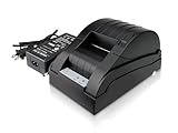 1 X USB POS Thermal Printer (Black, Paper width 58mm, Compatible ESC/POS Command, Built-in data buff