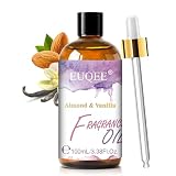 EUQEE アーモンドバニラ アロマオイル アーモンド バニラ エッセンシャルオイル 天然 100ml アロマディフューザー オイル 芳香用 ルームフレグランス