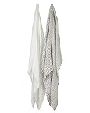 Little Unicorn Deluxe Muslin Swaddle Blankets - Houndstooth by Little Unicorn