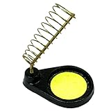 (Aideaz) 選べる 定番 半田ごて コテ台 交換 用 こて先 クリーナー 耐熱 スポンジ との セット (円型 ＋2ダース)