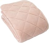 昭和西川 敷きパッド 冬 春 あったか フランネル なめらかタッチ 【極上の肌触り 暖か敷きパッド】 クイーン (ベージュ)