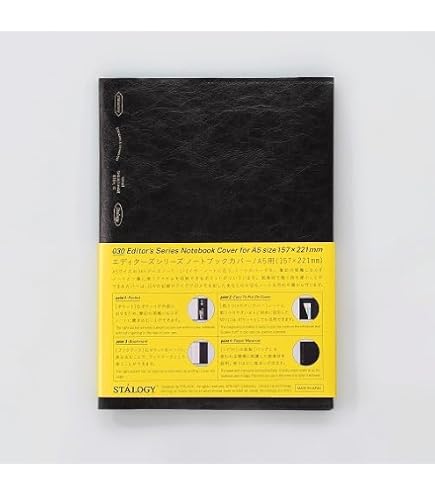 Amazon.co.jp: ニトムズ STALOGY ノートカバー 手帳カバー A5 キャメル