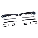 Dolity 耐久　プラスチック　金属製　交換用　ドアハンドル　リア　左右　外装用　VW　ゴルフ/ジェッタ　MK2 1984-1992のため