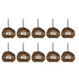 ノーブランド品 多種選択可 宝石研磨工具 研磨 バフホイールウール 研磨 10個入り - 3x22ミリメートル
