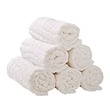 Kiyonベビー よだれかけ 6層ガーゼ 綿100％　30*30cm 6枚セット 幼稚園 保育園などに