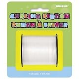 White Curling Balloon/Gift Ribbon (100 yards / 91.4m) by Unique Party