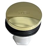High Quality 03-4901PB Tip-Toe Style, 5/16-Inch Thread Bathtub Drain Stopper, Polished Brass