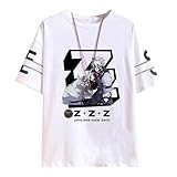 ゼンレスゾーンゼロ 印象Tシャツ 半袖 夏服 エレン・ジョー アンビー ニコ 星見雅 アンドー ビリー アレクサンドリナ 朱鳶 ボンプ アニメTシャツ コスプレ衣装 男女兼用 (フォン ライカン,M)