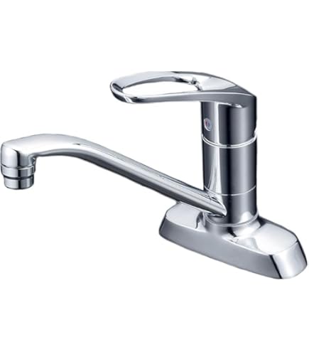 Amazon | KVK 流し台用シングルレバー式混合栓 KM5081TR20 | 洗面水栓