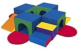 Ecr4kids Kids Softzone Climber Crawling Tunnel Maze [並行輸入品]