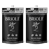 【1本7役/白髪ケア】 クリームシャンプー ヘナ 白髪用シャンプー カラーシャンプー カラートリートメント シャンプー トリートメント ボタニカル レディース メンズ ブリオーレ ブラック 250g 2本セット