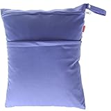 Damero Cute Travel Baby Wet and Dry Cloth Diaper Organizer Bag (Large, Purple) by Damero