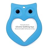 Baby Teether Necklace (Owl) - Best Teething Toys for Boys and Girls - Soft, Safe Silicone - BPA & PV