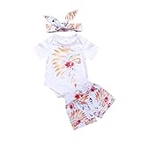 (ラランドリー) laraandlory ベビー服 ジプシー ヘアバンド Tシャツ ショットパンツ 3点セット 春 夏 (70/0-3ヶ月)