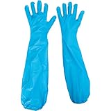 ミドリ安全 ポリエチレンディスポ手袋 ベルテ590 ロング60cm 30枚入 VERTE-590 ポリエチレン使い捨て手袋