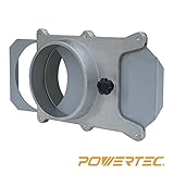 POWERTEC 70165 Aluminum Blast Gate, 3" [並行輸入品]