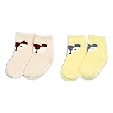ふわふわ ベビーソックス ２足セット 6〜12ヶ月 赤ちゃん 靴下 キツネさん [並行輸入品]