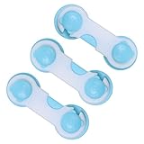 Dovewill キャビネット　便座　引き出し　冷蔵庫用　赤ちゃん　子供　安全ロック　クマのデザイン　フィンガー　プロテクター　3個入り