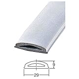 巾広クッション 引き戸用クッション 【H9×W29×L2100mm】 ホワイトグレー ゴムスポンジ