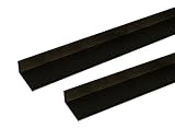 安田 アルミアングル 2m 1.5x10x30mm ブロンズ 2本組