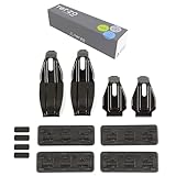 テルッツォ(Terzo) (by PIAA) ルーフキャリア ベースキャリア ホルダー 4個入 ブラック 【スズキ パレット MK21S 日産 ルークス ML21S】 EH377