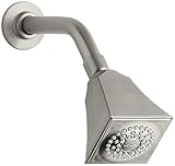 KOHLER K-449-BN Memoirs Single-Function Showerhead with Stately Design, Vibrant Brushed Nickel [並行輸入
