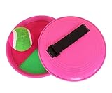 [ピンク]クラシックキッズトスとキャッチボールゲームセットキャッチボールおもちゃセット