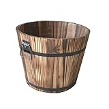 Lovoski 木製盆栽　植木鉢　フラワーポット　耐久性　庭、家の装飾　ガーデニングの小道具　３パタン２サイズ - 13x15x12 cm, ＃1 M