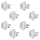 spares2goバスケットラックWheels for Indesit食器洗い機 Medium, Pack Of 8 02-UDWW-148