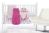 SwaddleDesigns 6 Piece Crib Bedding Set with Crib Skirt Very Berry 0-6months [並行輸入品]