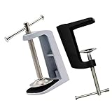 KESOTO クランプ　アーム式　机　テーブル　クリップ　2ピース　　調節可能　使いやすい　高品質　シンプル