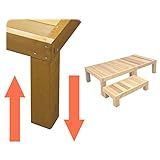 [RD-Y2同時購入オプション] レッドシダー ウッドデッキ キット 0.5坪セット用(RD-Y2)デッキ高さ変更オプション