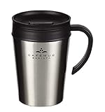 パール金属 マグカップ ミラー 400ml 真空蓋付 カフェマグバリスタ HB-3987