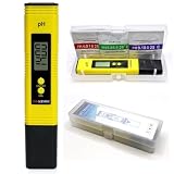 MMK SCIENTIFIC【コストダウン版】デジタルpHメーター MK-03 汎用タイプ 3点手動校正 校正剤・取扱説明書付属 １年保証 (イエロー)