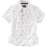 オシュコシュ OSHKOSH/ プリントシフリボタンフロントシャツ プリント トップス半袖シャツ 3歳【並行輸入】