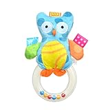 Better baby ベビー 玩具　ガラガラ　リンリンラトル　おしゃぶりラトル　人形　知育おもちゃ 青