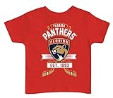 NHLフロリダ州パンサーズKids Tシャツ、5 – 6、レッド