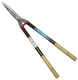 S.I.G ステンレス刈込鋏アルミパイプ木柄グリップ 大 160mm G134