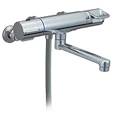 LIXIL(リクシル) INAX 浴室用 壁付 サーモスタット付シャワーバス水栓 エコフルスイッチ付 多機能シャワー RBF-717W