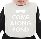 Come Along Pond Doctor Who Suit ネクタイを有する有機ビブ Medium