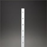 e-kanamono 【棚柱】 KTR-5A アルミ製スリム棚柱(掘込用) 1820mm ホワイト 40本ケース入