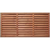 木製ルーバーラティス（着色） 600×1200mm 【旭興進株式会社 JJ PROHOME DIY ガーデニング】