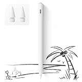 iPadペン、パームリジェクション＆チルトGセンサー アクティブスタイラスペンシル for Apple iPad 2018-2024、タブレットペン for iPad 6/7/8/9/第10世代、iPad Pro 11/12.9インチ、Air 3/4/5, Mini 5/6インチ