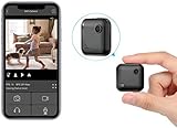 OUCAM 超小型カメラ 隠しカメラ WiFi スパイカメラ HD1080P超高画質 無光暗視 遠隔監視 動体検知 警報通知 防犯対応 犯罪