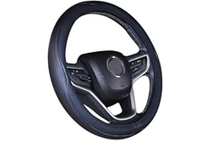 Mayco Bell Microfiber Leather Car Medium Steering Wheel Cover (14.5''-15'',Black)