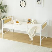 Amazon｜KJUUJEロータイプベット 宮棚 ベッド シングル ロング